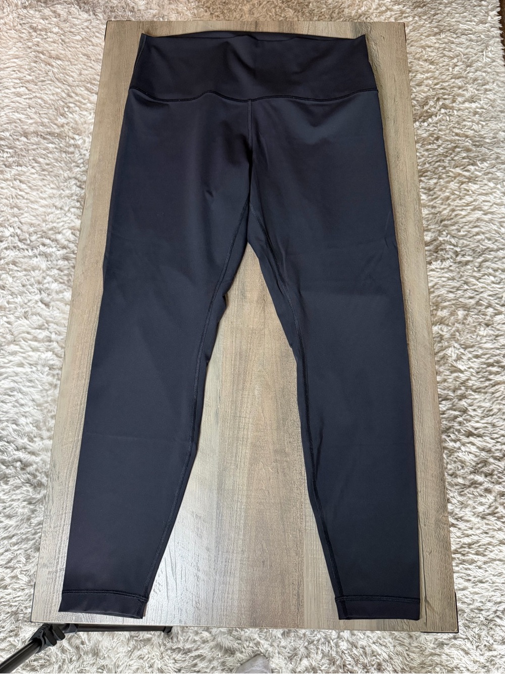 NWOT LululemonWunder Under HR Leggings *luxtreme - 28” Sz 16 *black